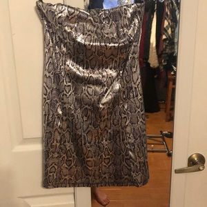 Snake skin dress